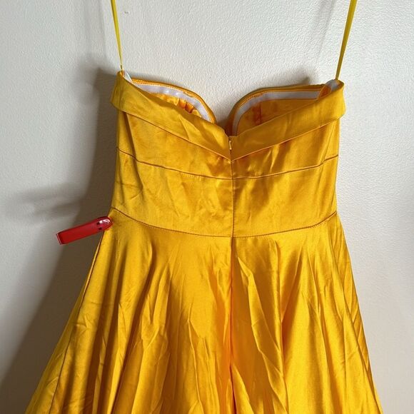 Mac Duggal BOW SWEETHEART STRAPLESS A LINE GOWN belle dress size 6 Style #67995 - Picture 10 of 15